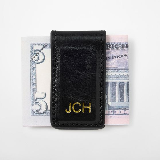 Marco Italian Leather Magnetic Money Clip | Mark and Graham