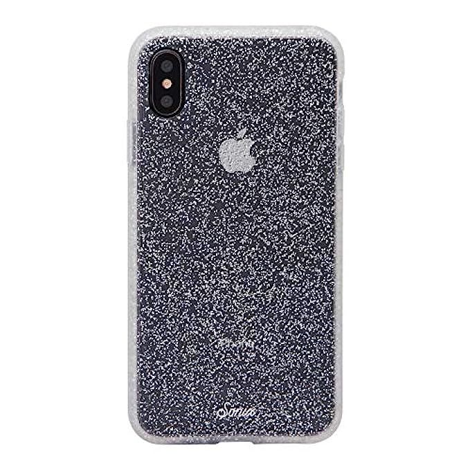 iPhone Xs Max Case, Sonix Silver Glitter [Military Drop Test Certified] Protective Clear Case Series | Amazon (US)