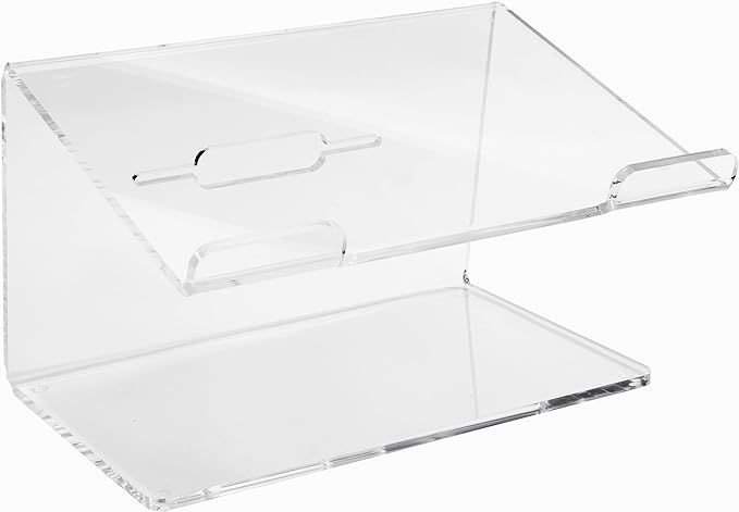RUSSELL+HAZEL Acrylic Laptop Stand, Desktop Organization, Clear, 14” W x 12.125” L x 8.75” ... | Amazon (US)
