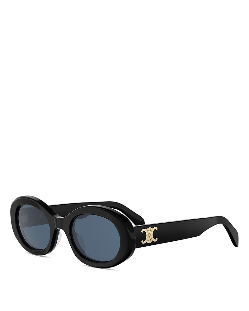 Celine Triomphe Oval Sunglasses, 52mm | Bloomingdale's (US)
