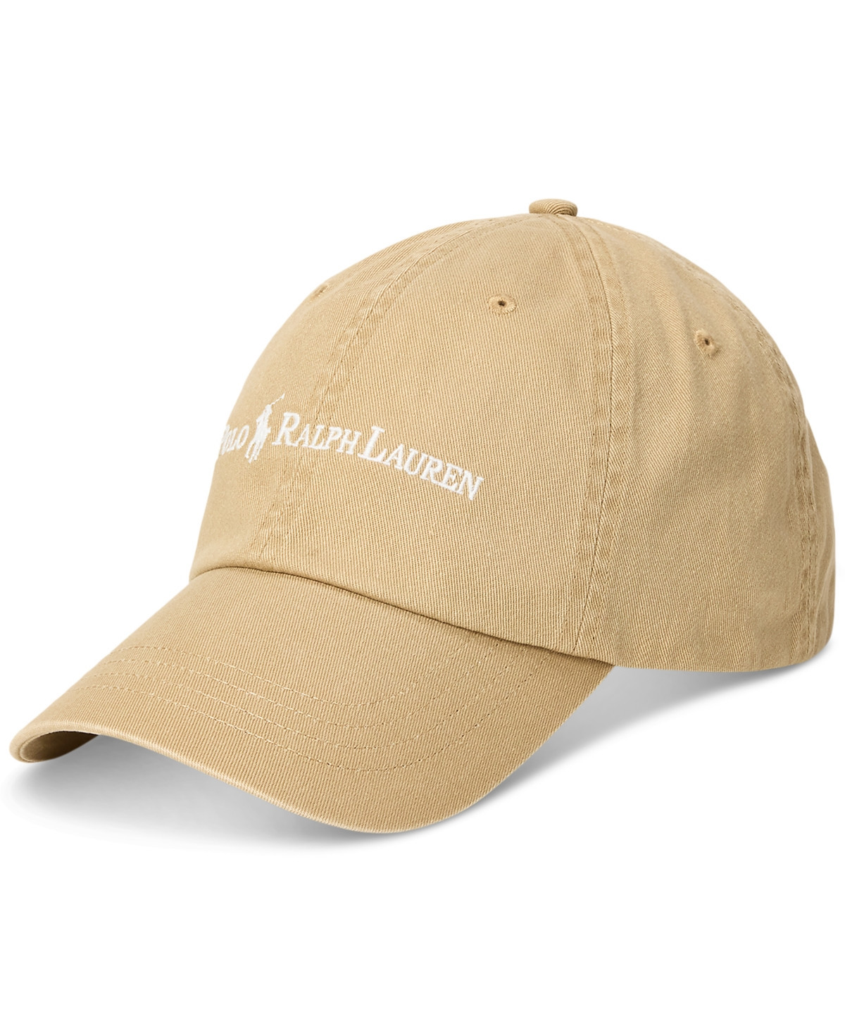 Polo Ralph Lauren Women's Cotton Twill Ball Cap - Cafe Tan/White | Macy's