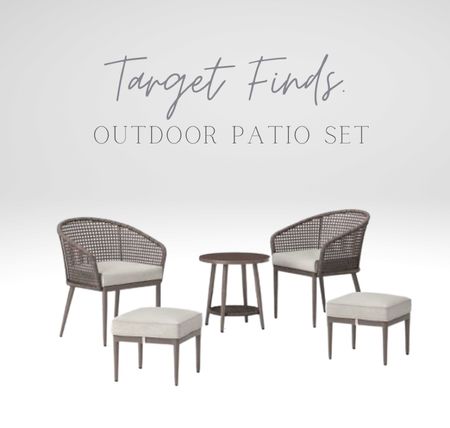 Love this little outdoor set from Target!

#LTKhome