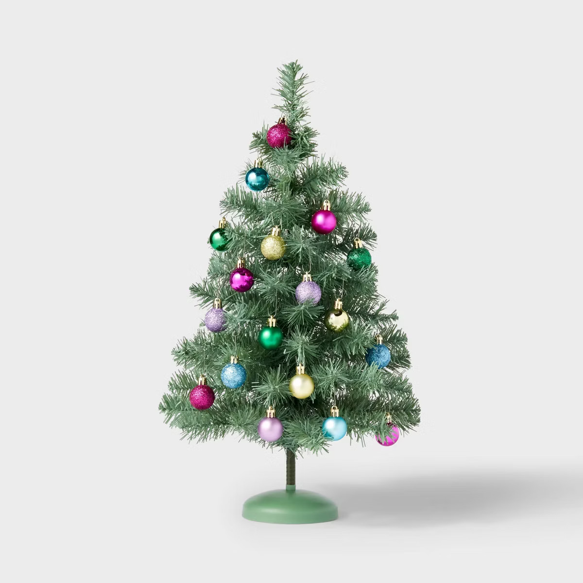 25ct Round Mini Christmas Tree Ornament Set - Wondershop™ | Target