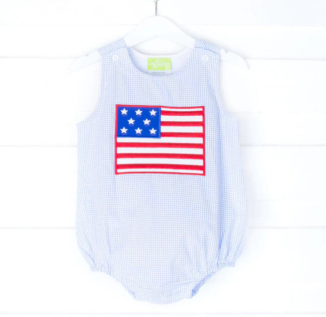 Blue Windowpane Flag Sun Bubble | Classic Whimsy