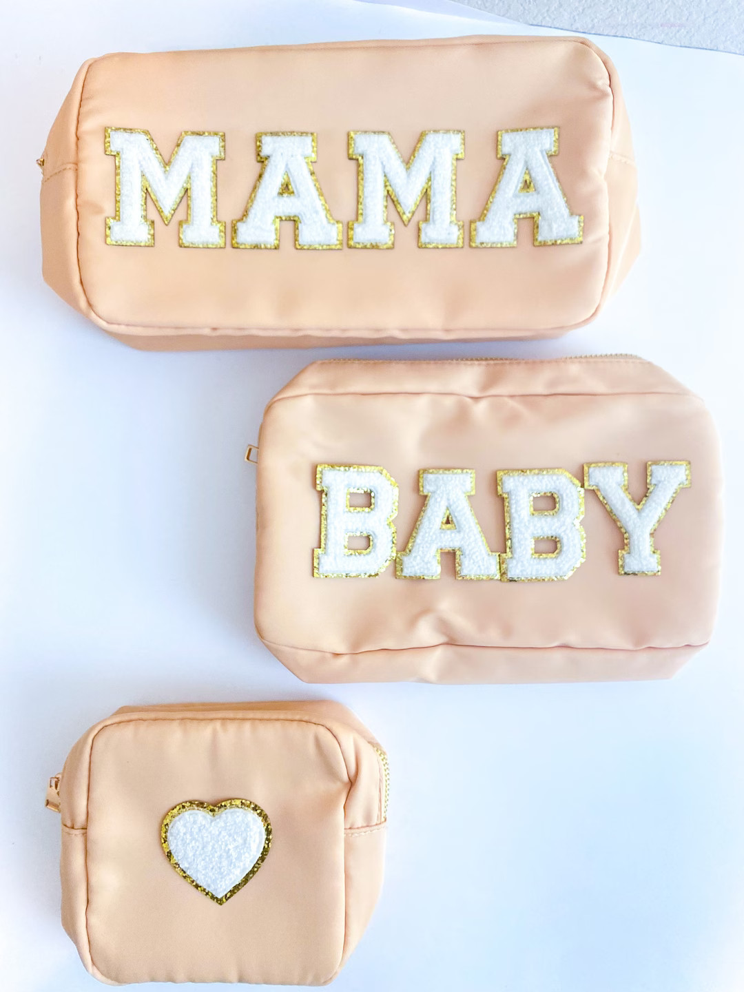 Medium Nylon Cosmetic Bag Custom Pouch Personalized Pouch - Etsy | Etsy (US)