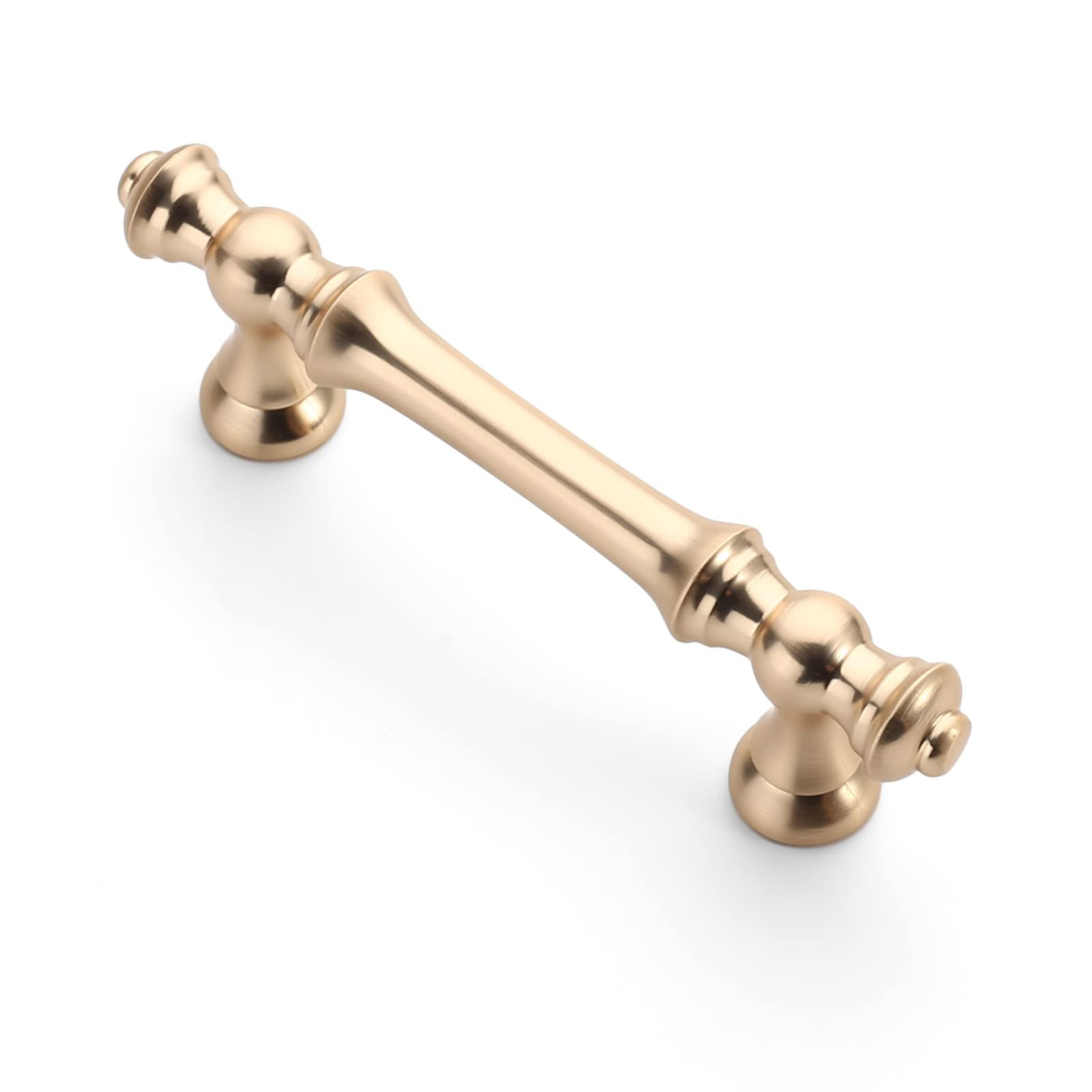 Asidrama 10 Pack 3 Inch(76mm) Brushed Brass Kitchen Cabinet Handles, Gold Cabinet Pulls Kitchen C... | Amazon (US)