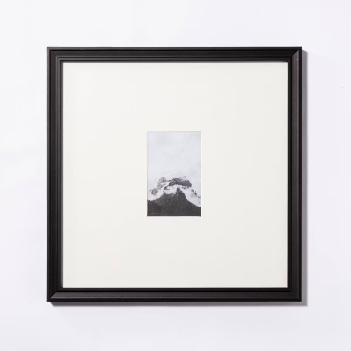 16.26"x16.26" Matted to 4"x6" Gallery Wall Frame Black - Threshold™ designed with Studio McGee:... | Target