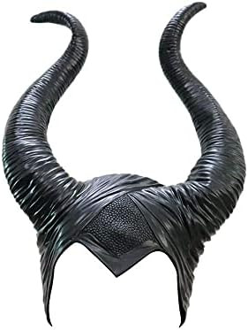 Uranshin Halloween Maleficent Horns Maleficent Costume, Black Long Women Horns Queen Hat, Deluxe ... | Amazon (US)