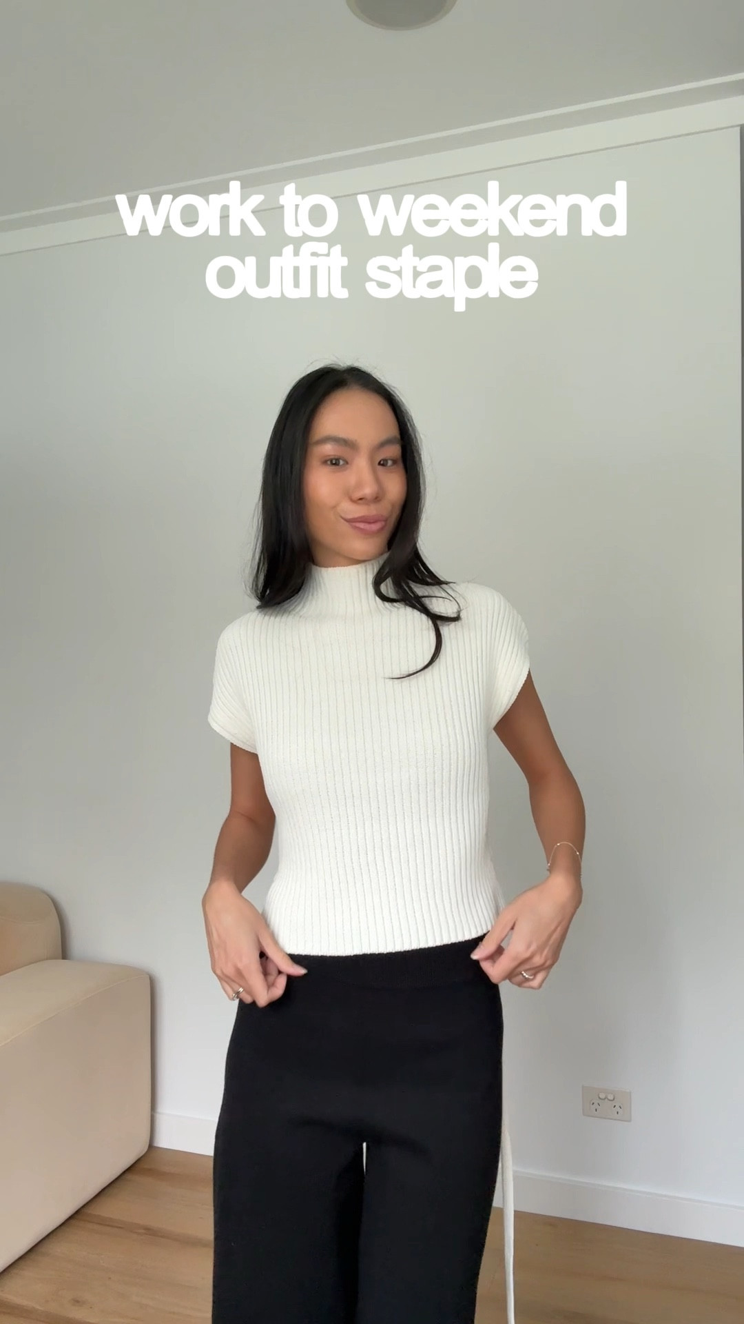 if you’re looking to invest in outfit staples to serve one cohesive work and weekend wardrobe, this knit top is a must-have! literally worn it so many times already with just about everything 😂

#LTKstyletip #LTKaustralia #LTKautumn
