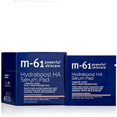 M-61 Hydraboost HA Serum Pad- 30 Treatments- 48 hour moisturizing and firming serum pad with hyaluro | Amazon (US)