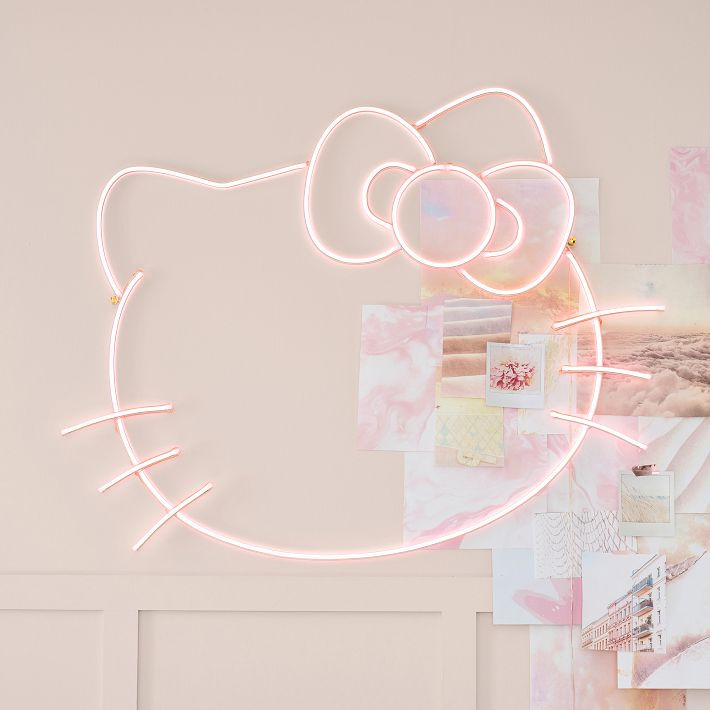 Hello Kitty&reg; Neon LED Wall Light | Pottery Barn Teen
