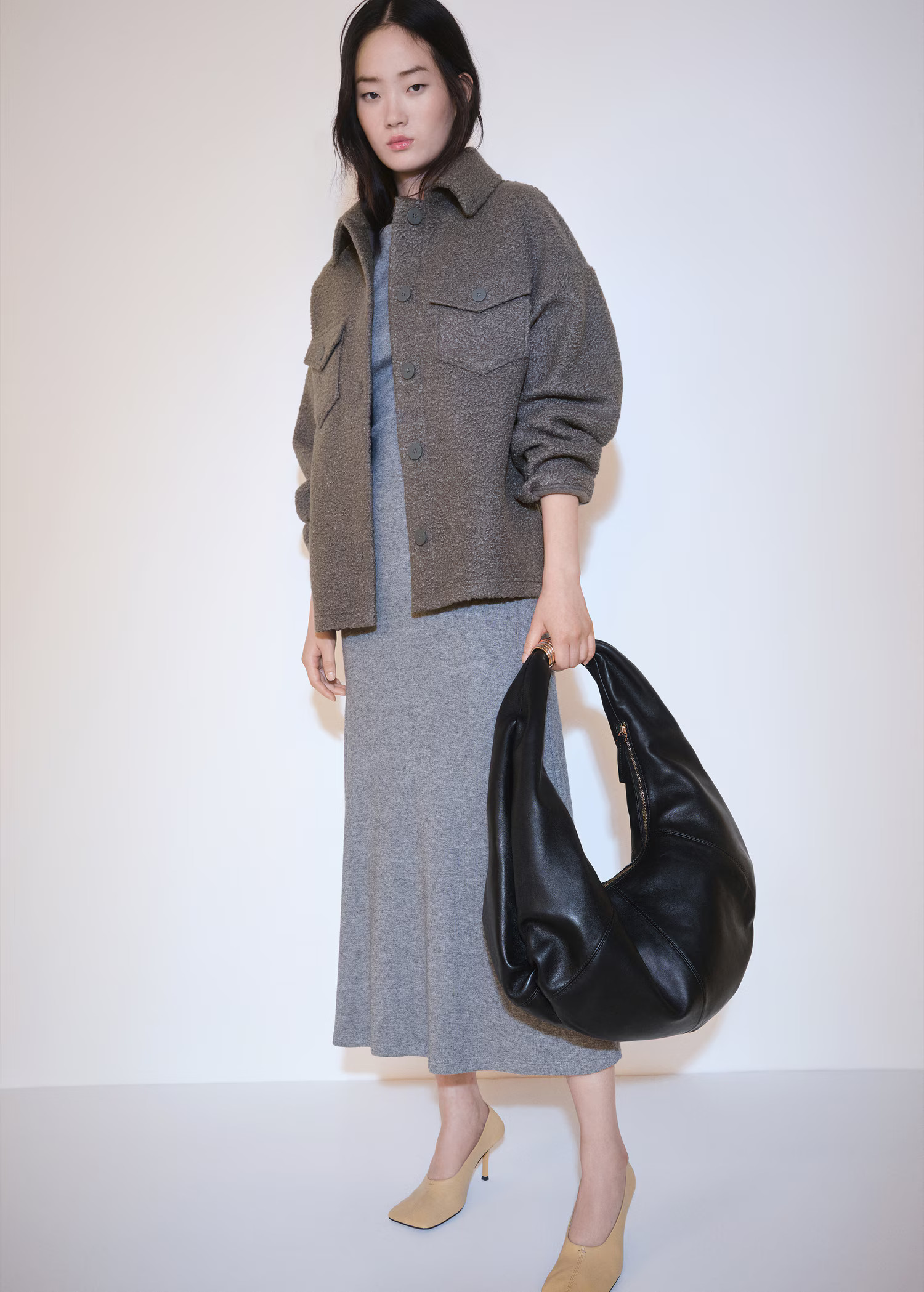 Bouclé jacket with pockets - Women | MANGO USA | Mango (US/MX/AU)