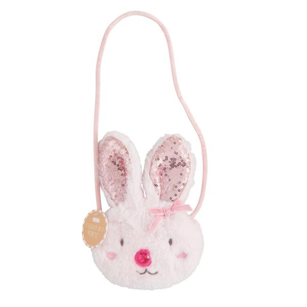 Pink Light-Up Bunny Purse | Mud Pie