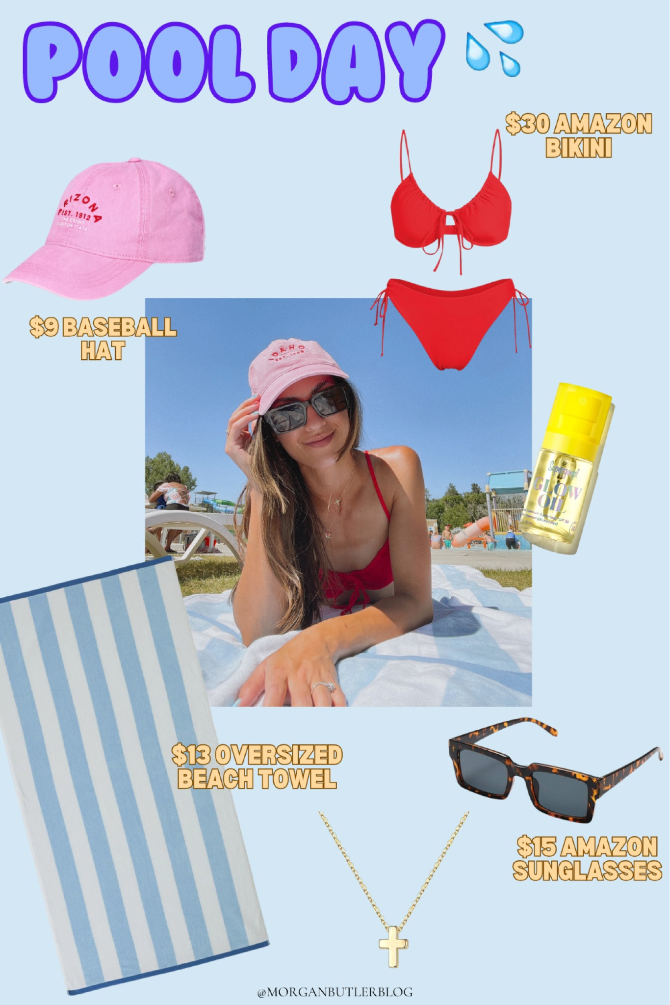 Pool day 💦👙🍒☀️ swim essentials I’m loving! 

#LTKBeauty #LTKFindsUnder50 #LTKSwim