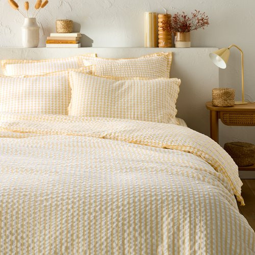 Cottage Cotton Seersucker Duvet Cover | La Redoute (UK)