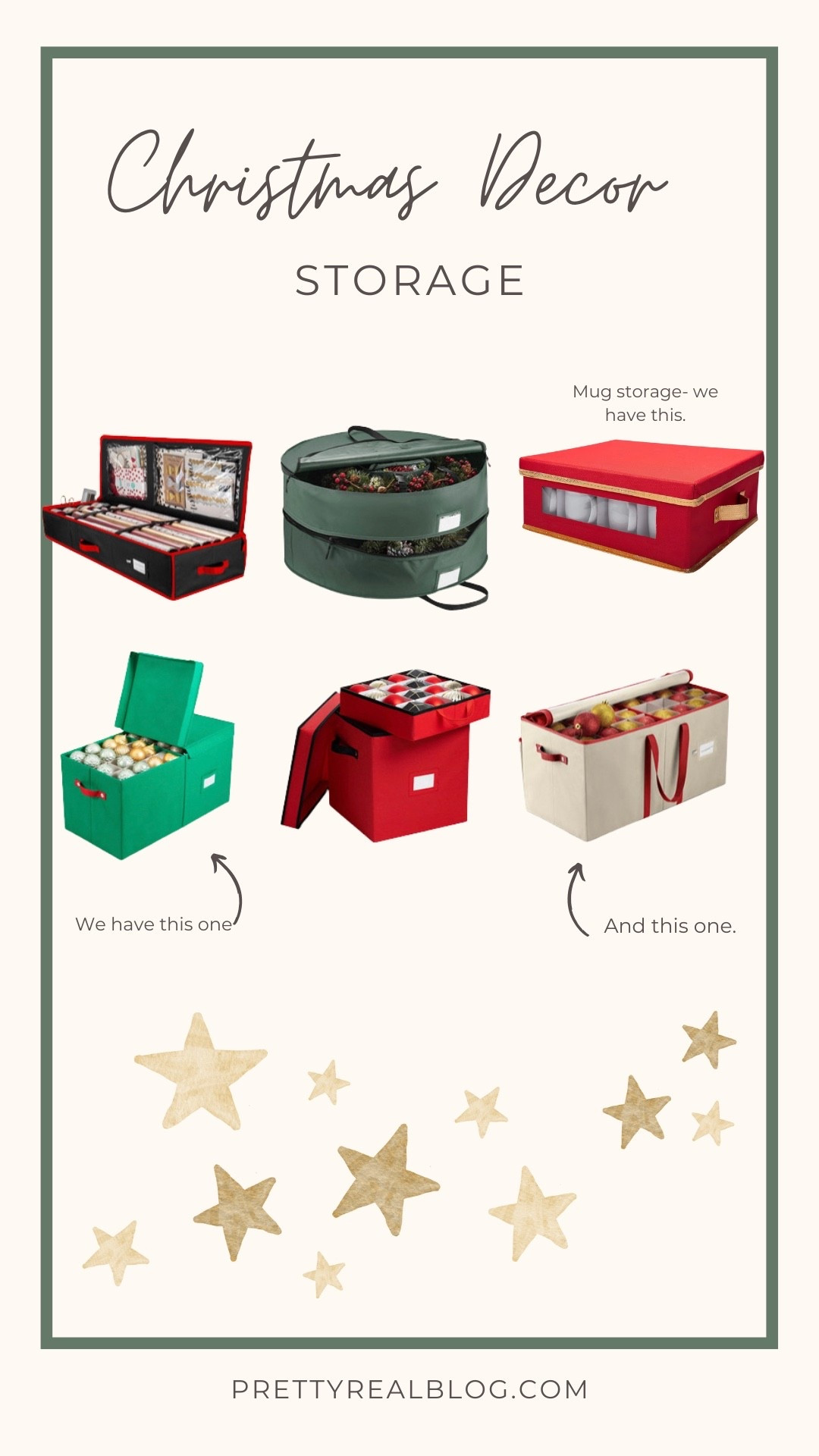 Wreath, mug, tree, garland, wrapping paper, and ornament storage 

#LTKHoliday #LTKHome