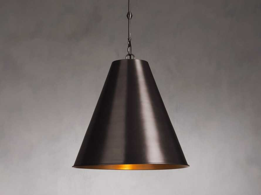 Watley Bronze Cone Pendant | Arhaus