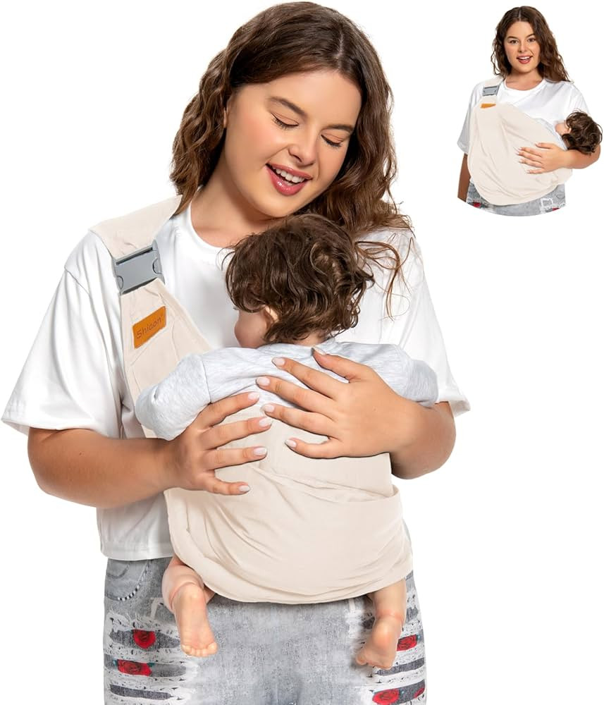 Shiaon Baby Sling Carrier Newborn to Toddler, Easy Adjustable Baby Carrier, Baby Wrap Sling, Baby... | Amazon (US)