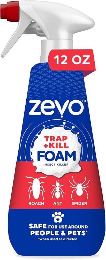 Zevo Trap & Kill Foam Insect Killer for Roaches & Spiders 12 fl oz | Amazon (US)