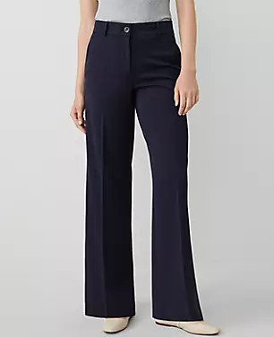 The Petite Perfect Wide Leg Pant | Ann Taylor