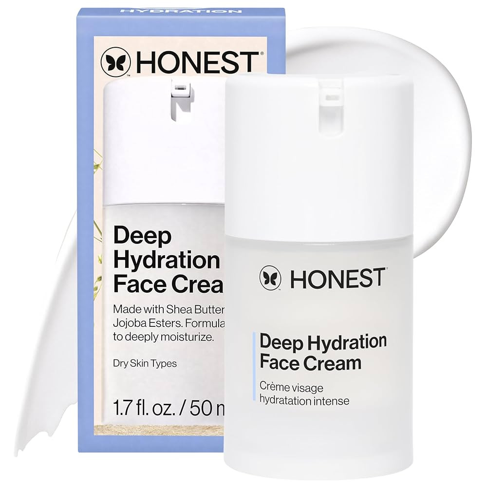 Honest Beauty Deep Hydration Face Cream for Dry Skin | Hydrates + Supports Natural Moisture Barri... | Amazon (US)