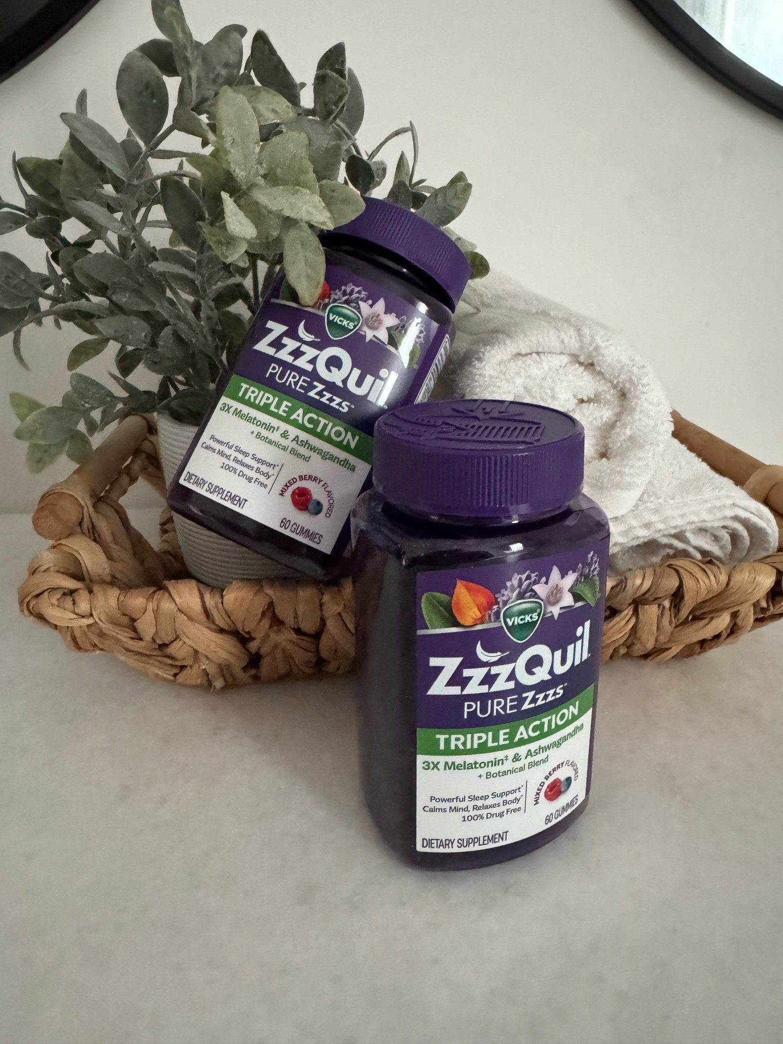 Zzzquil Nighttime Pure Zzz triple action sleep gummies

#LTKOver40 #LTKselfcare #LTKmomlife