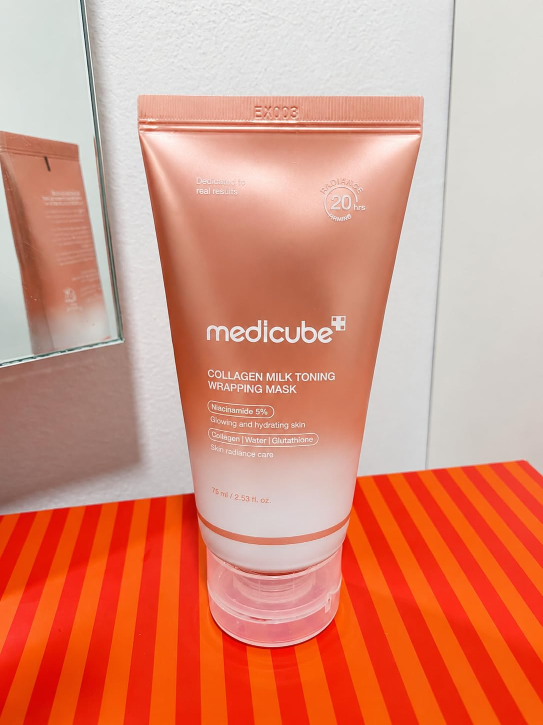 medicube Wrapping Mask Collagen Glazed Milky Glow Daytime Peel Off Mask | Quick and Easy Care wit... | Amazon (US)