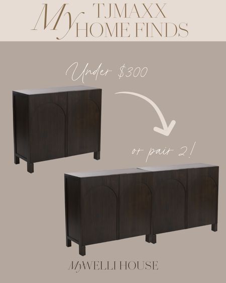 Designer look a like 2-door cabinet from TJMAXX: use it as an accent chest or pair 2 for sideboard look

#LTKsalealert #LTKFind #LTKhome