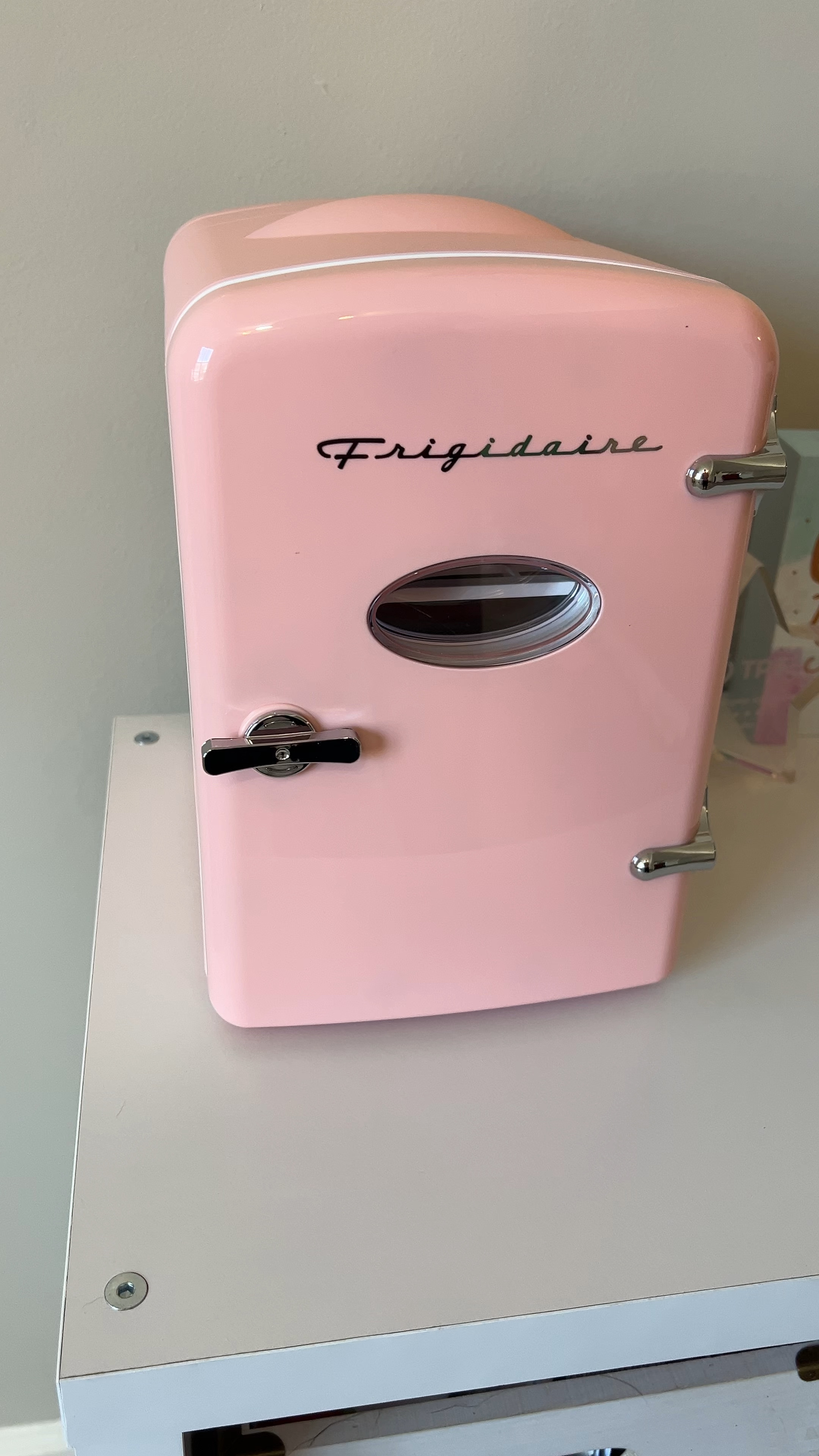 newest addition to my home office: mini fridge for my Spindrift! It fits 6 cans but you can also put chocolate or any other fridge snacks inside. Would be perfect for a classroom too! 

#LTKHome #LTKGiftGuide
