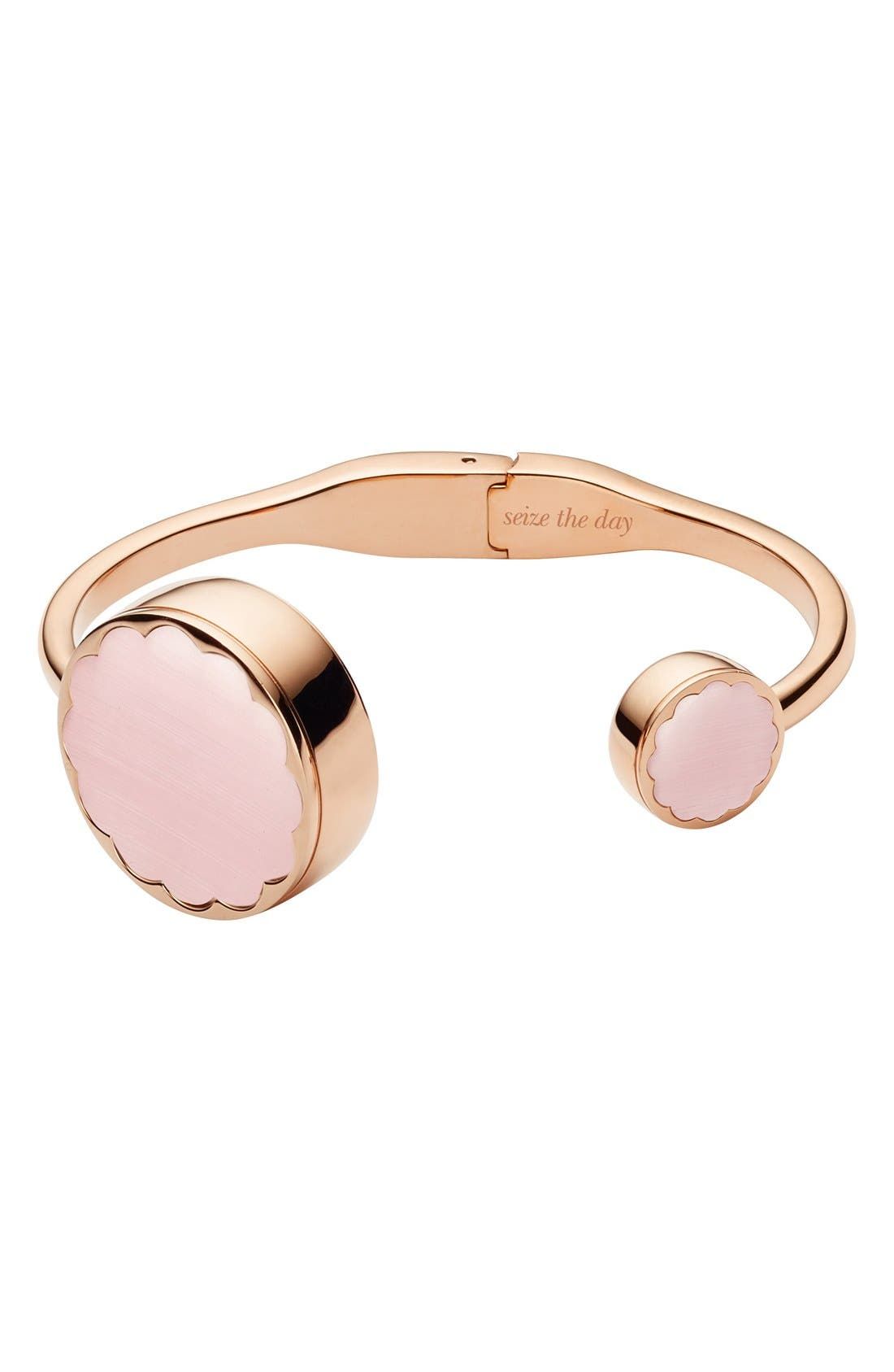 new york mother of pearl hinge bangle activity tracker, 26mm | Nordstrom