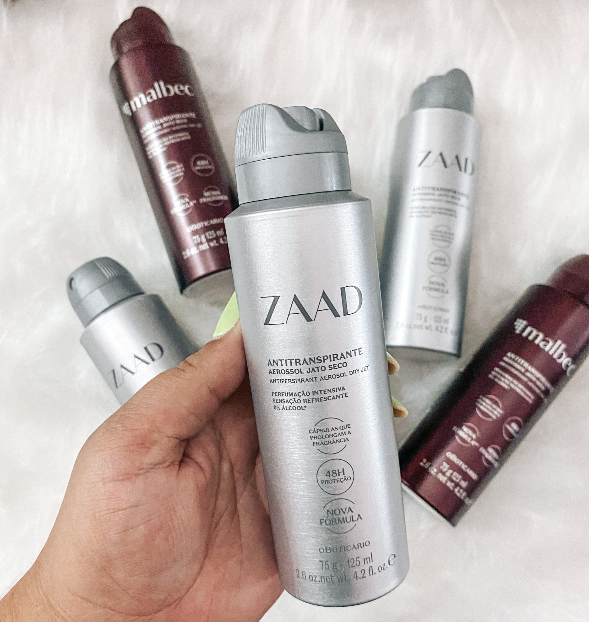 Os antitranspirantes ZAAD e Malbec sao os queridinhos entre os meninos 😍 com 48 horas de proteção contra o odor e transpiração;72 horas de proteção antibacteriana;48 horas de perfumação intensivaFórmula vegana;Embalagem prática e Pele hidratada. 😍
Voce esperando o que para Adquirir o seu ? 😍

#LTKbeauty