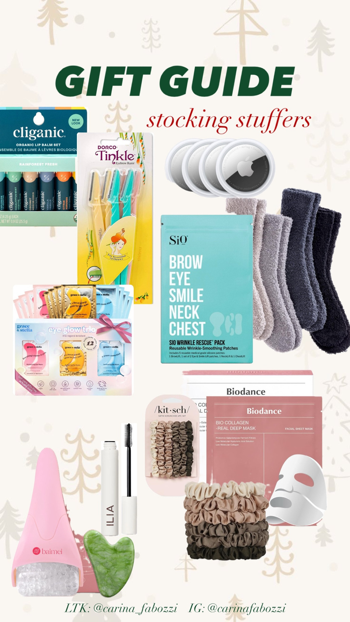 Stocking stuffers for her! Most on sale for Black Friday so act fast. I’m asking my mom for all of these 😂.

Stocking stuffers for her, gift guide for her, what to buy, women’s favorites, cozy, apple air tags, face masks, beauty gifts, 

#LTKHoliday #LTKGiftGuide #LTKCyberWeek