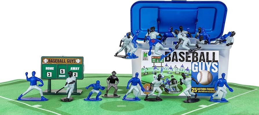 Kaskey Kids Baseball Guys - Blue vs Grey Inspires Kids Imaginations with Endless Hours of Creativ... | Amazon (US)