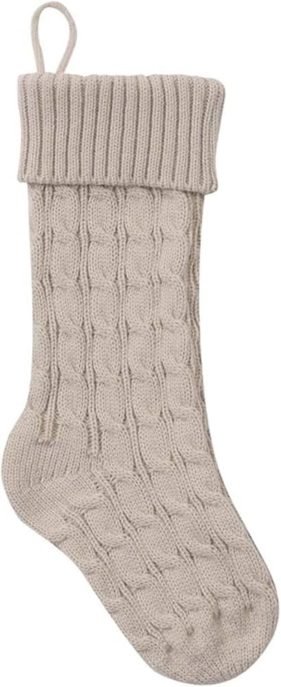 ZFUNKQ Christmas Stockings Knitted Xmas Stockings 18 Inches Large Fireplace Hanging Stockings for... | Amazon (US)
