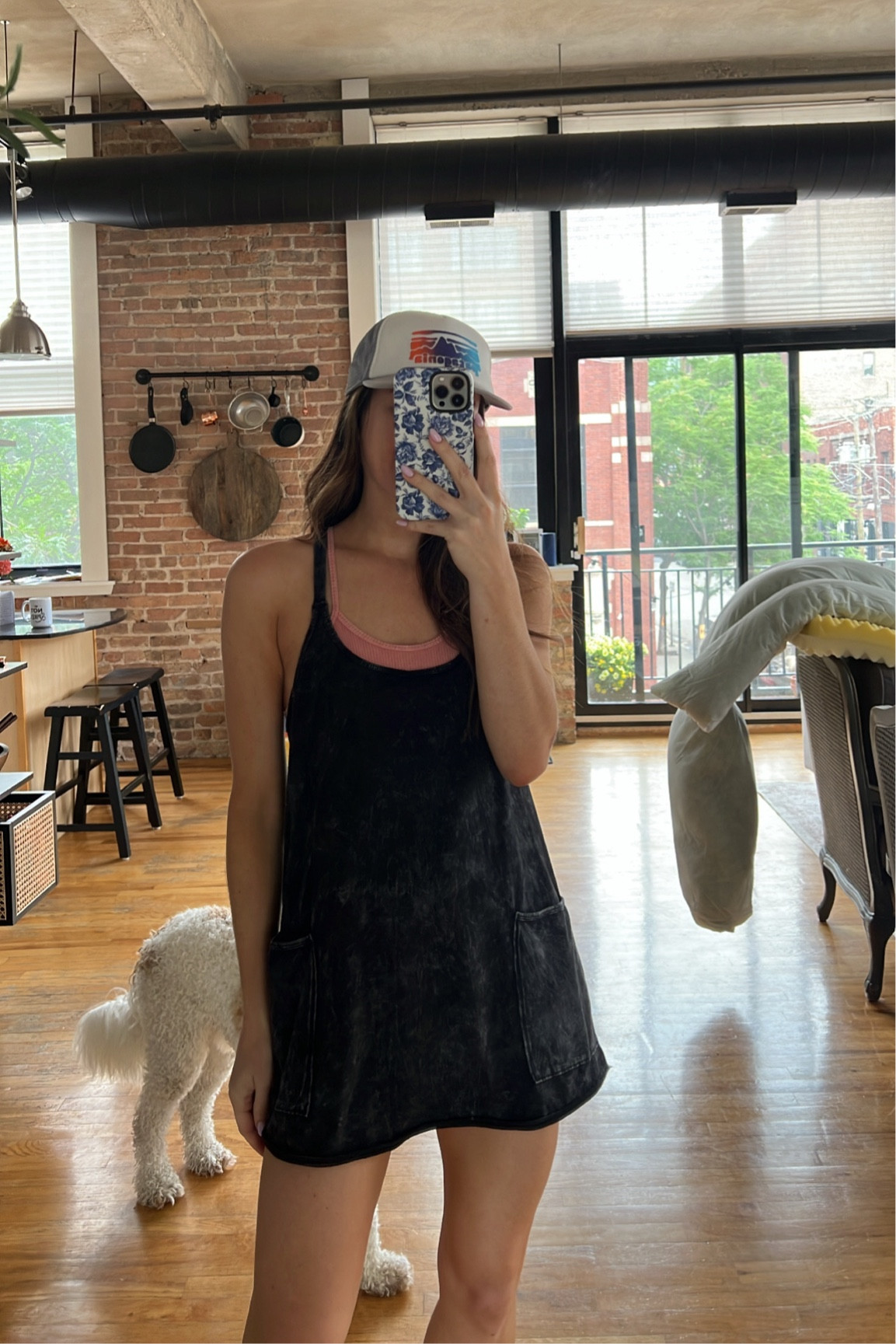 Free people hot shot mini dress runs small- size up! I wish I would have done the size small. Linking an Amazon dupe but I have not tried it personally 

#LTKFitness