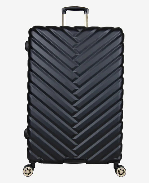 Madison Square Chevron Hardside Expandable Large Checked Suitcase | Kenneth Cole