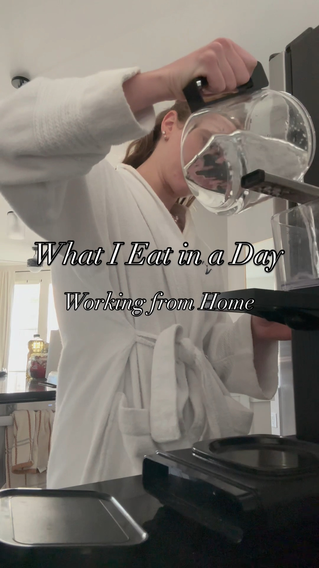 What I Eat in a Day - WFH Edition!!! I’m pretty habitual when it comes to my work from home meals, and I love all these simple, pre-made recipes!! 🤍 Let me know if you want any of the recipes I used!! 