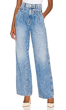 GRLFRND Morgan Pleated High Rise in Riverside from Revolve.com | Revolve Clothing (Global)