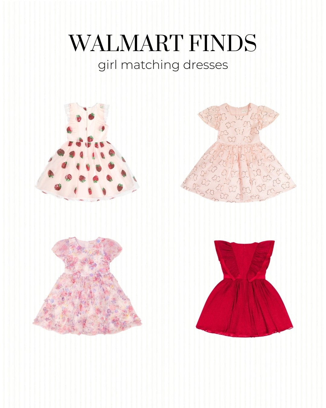 Cute Walmart matching girls dresses 💖

#LTKKids #LTKmomlife