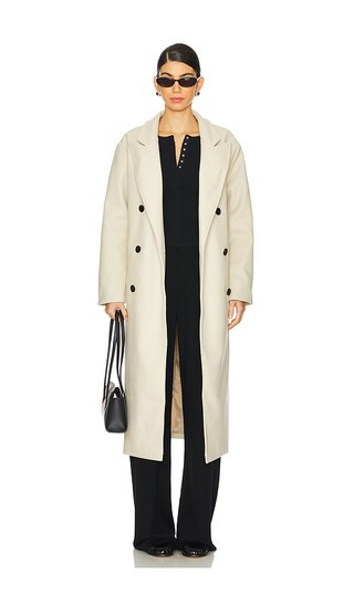 Scarlett Coat in Oatmeal | Revolve Clothing (Global)