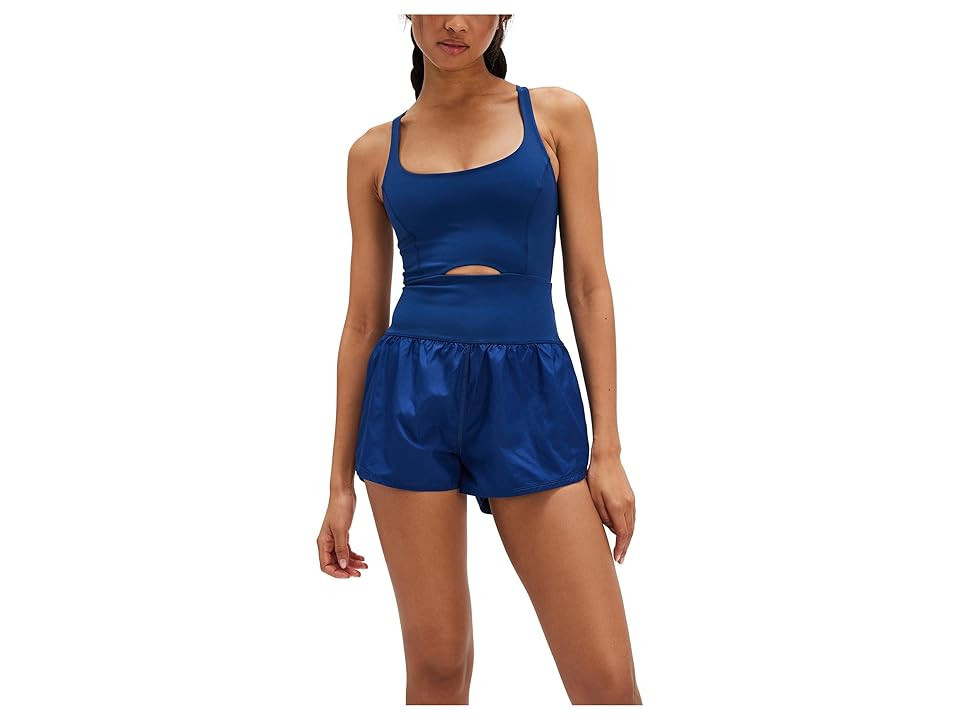 FP Movement Righteous Runsie Women's Jumpsuit & Rompers One Piece Black Grape : MD (Women's 8-10), Nylon/Polyester | Zappos