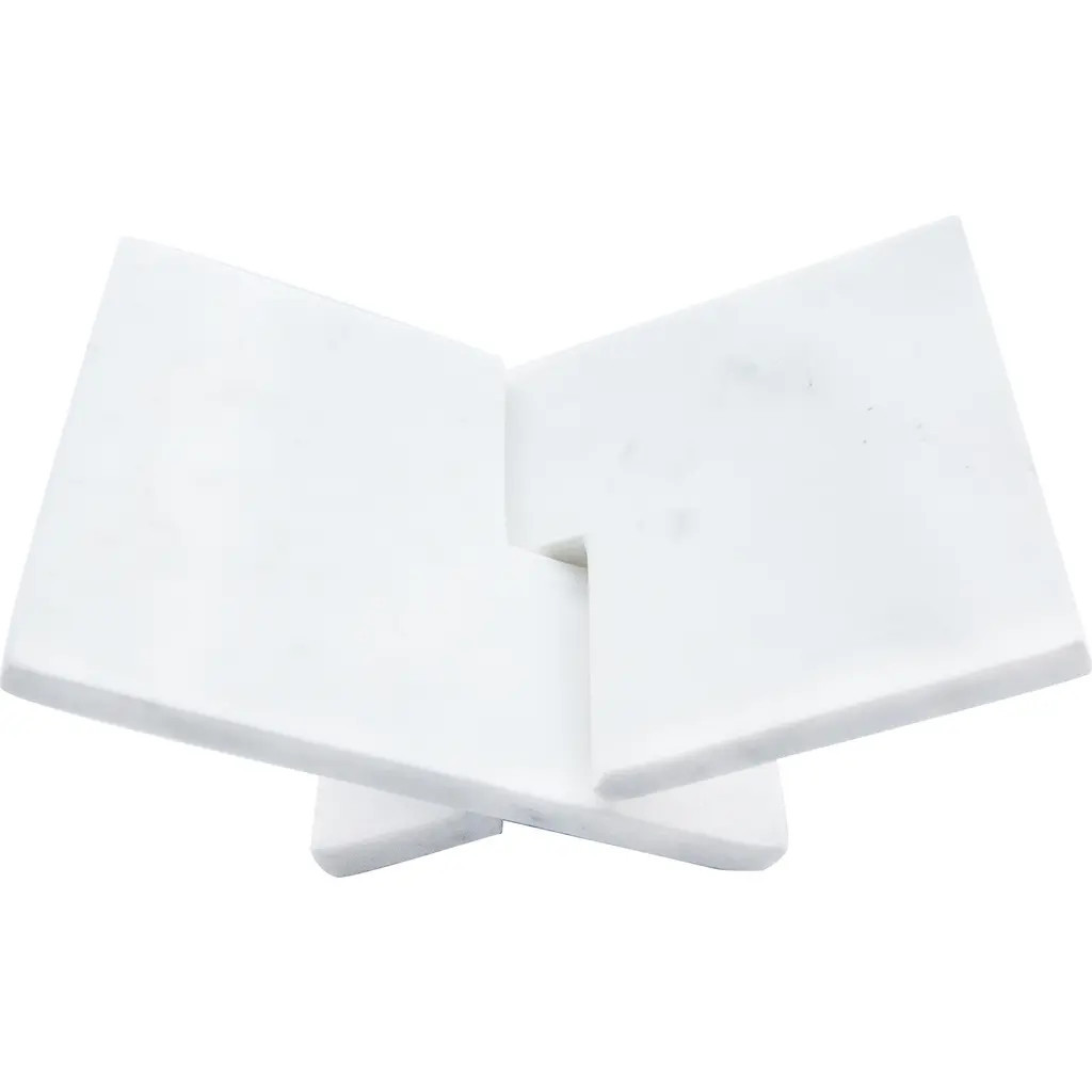 Storied Home Decorative Marble Book Holder, White at Nordstrom | Nordstrom
