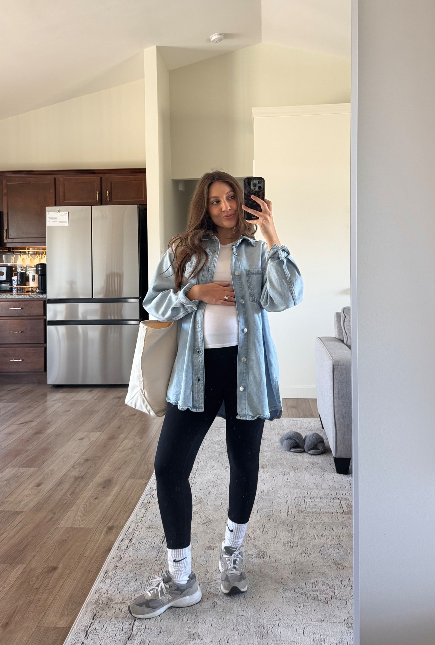 Pregnancy outfit of the day🩵 

#LTKBump #LTKSeasonal