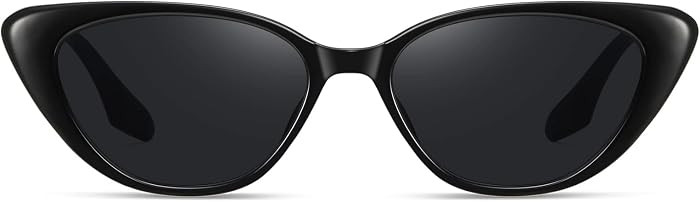 Retro Vintage Narrow Cat Eye Sunglasses for Women 90s Small Chic Trendy Sunnies UV400 Party Drivi... | Amazon (US)