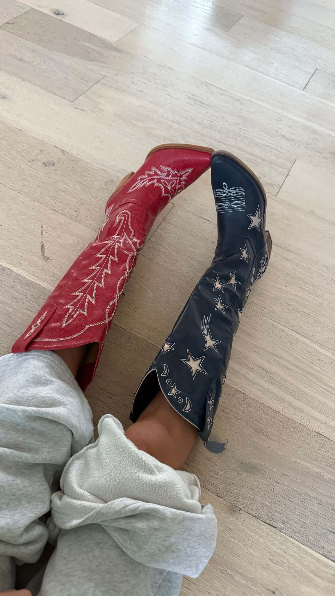 trying to decide which Cowboy boots to wear for the fourth 

Red shoes, red boots, Fourth of July outfit 

#LTKShoeCrush #LTKFindsUnder100 #LTKSeasonal