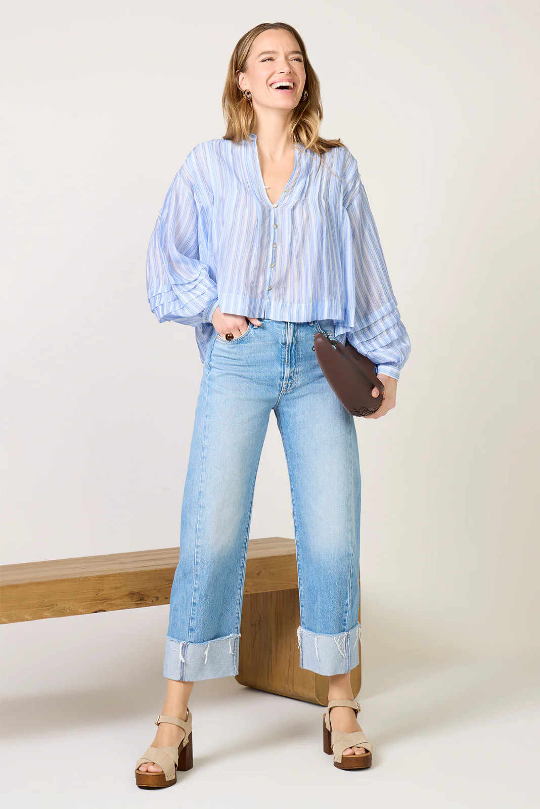 The Half-Pipe Ankle Cuff Fray Boyfriend Jean | Evereve