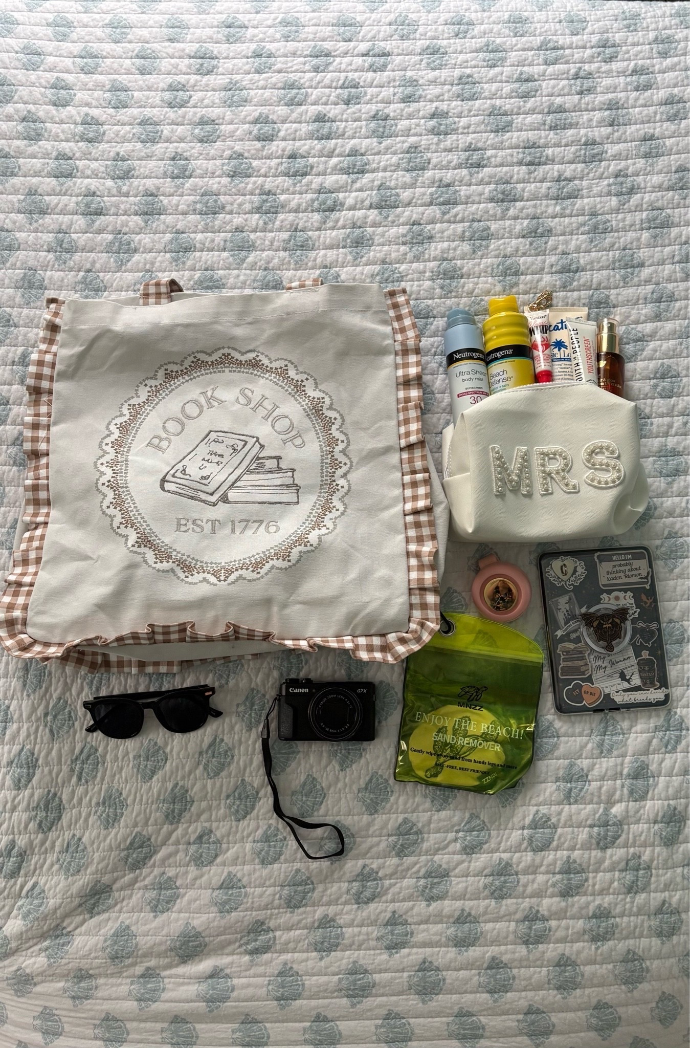 Beach essentials! (Bag from TJ Maxx. Canon is a G7X Mark II, but discontinued)

#LTKSeasonal #LTKdayinmylife #LTKSwim