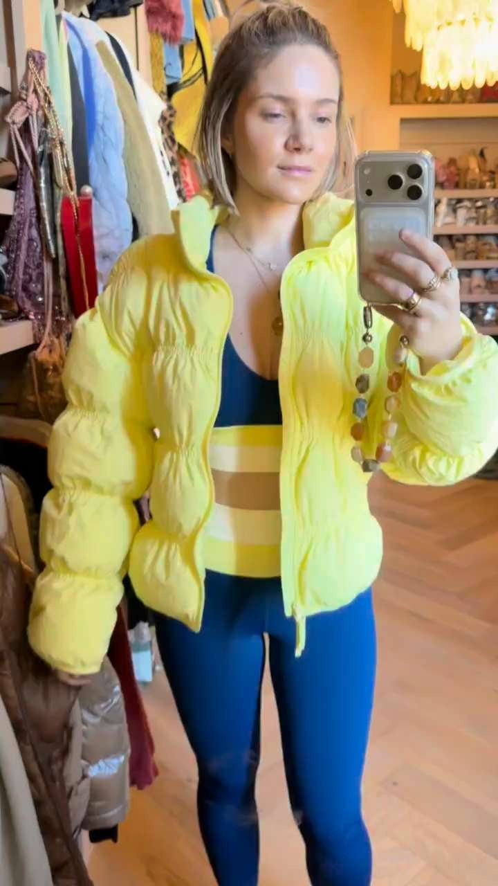 Target puffer & workout set! Loving all of the fun bright colors for winter!  

 #LTKdayinmylife #LTKootd #LTKFindsUnder50