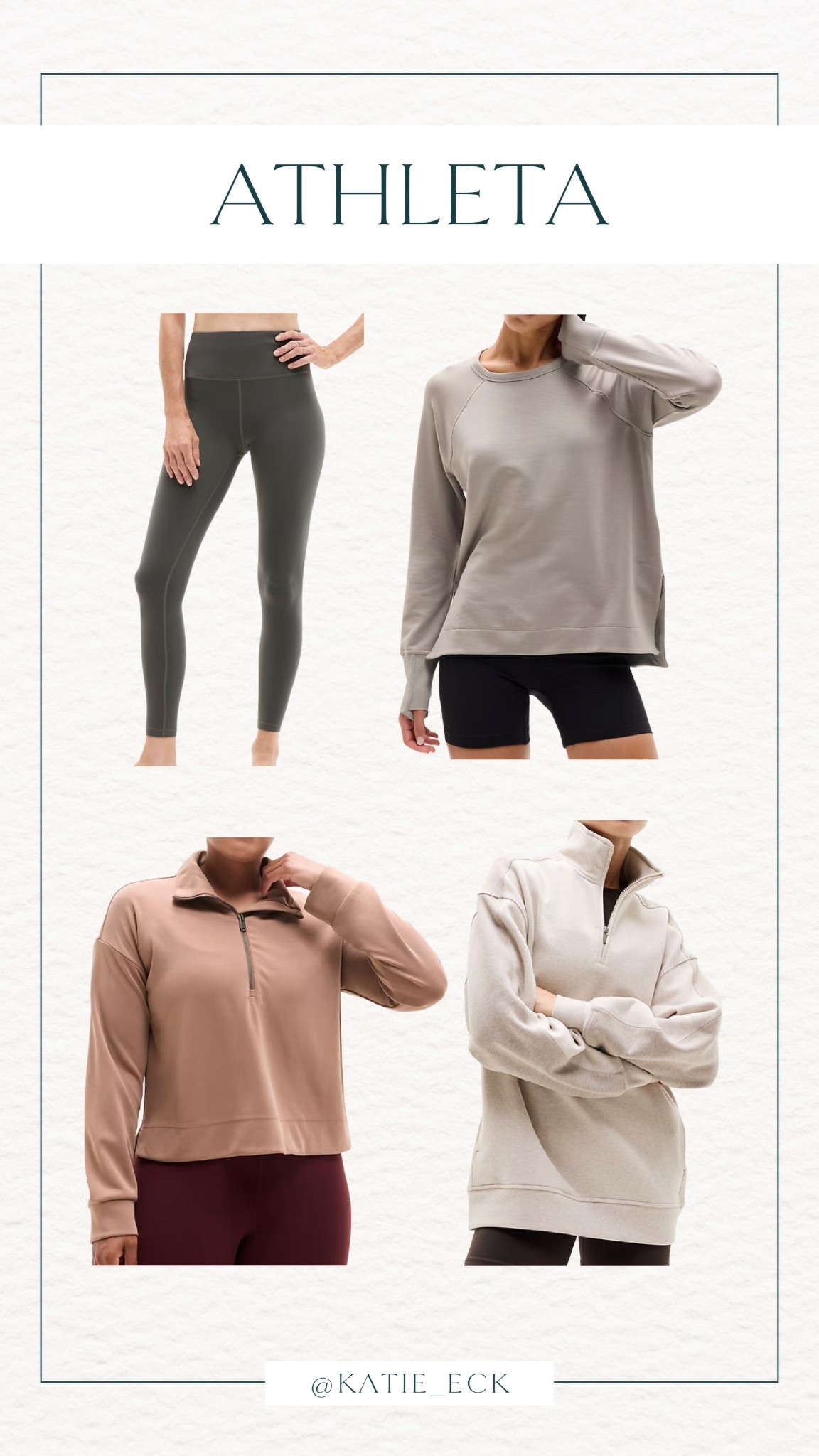 Athleta warehouse sale is going on now! Extra 30% off markdowns 🎉

Workout clothes // fitness // gym // Seasoft Quarter Zip // Elation Ultra High Rise Legging // Coaster Luxe Recover Sweatshirt // Forever Fleece 1/4 Zip Sweatshirt

#LTKActive #LTKfitnessgoals #LTKSaleAlert