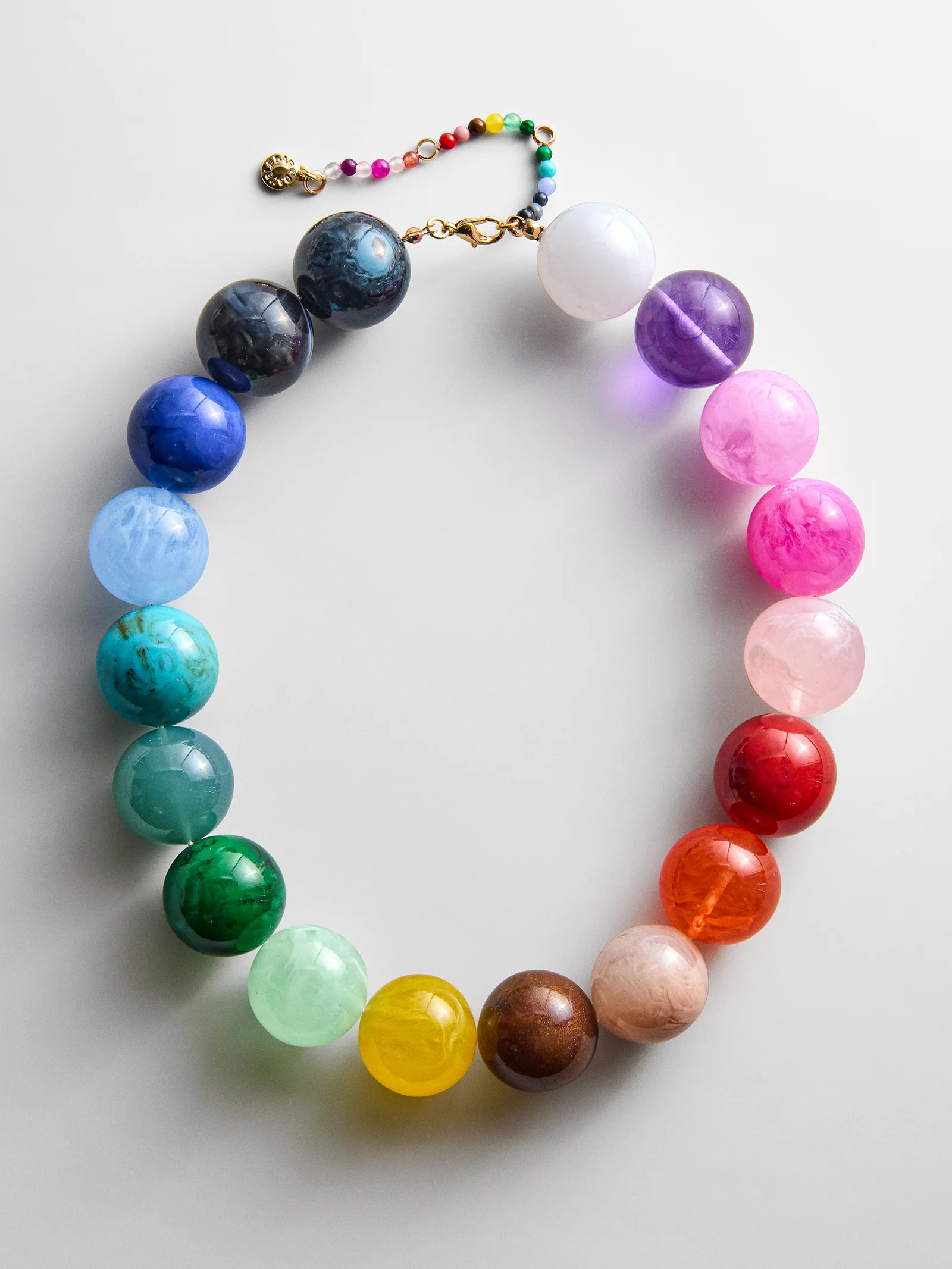 Jane Beaded Necklace - Rainbow | BaubleBar